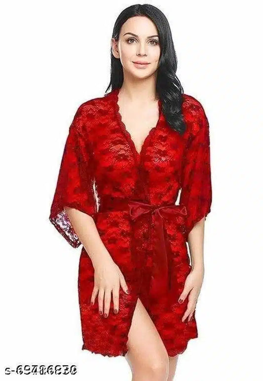 Babydolls for Women (Red, L) (Set of 1)